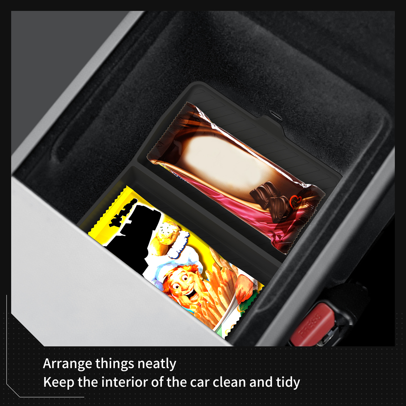 Car Accessories List - Lower Tray for Tesla Model Y