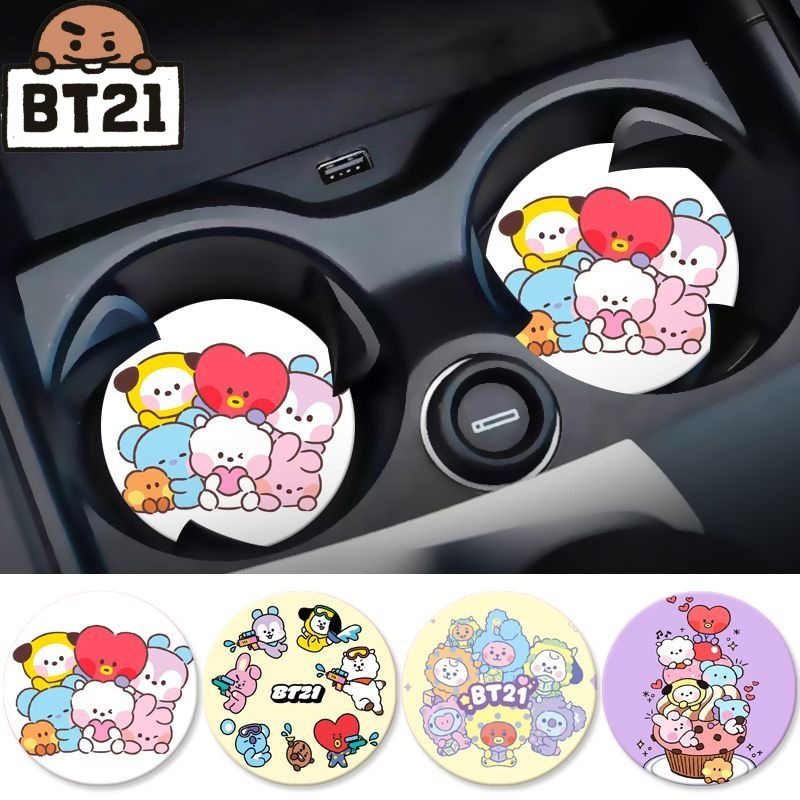 Car Accessories Workshop - New BTS Series Sweet BT21 Cute