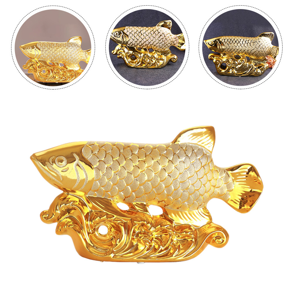 Car Accessories Gift Ideas - Premium Ceramic Fish Decor Cartoon Car