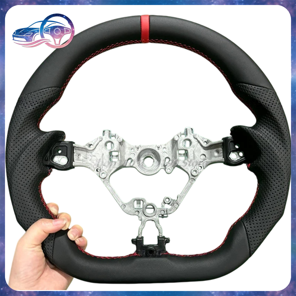 Car Accessories For Steering Wheel - Leather Steering Wheel Fit For Toyota