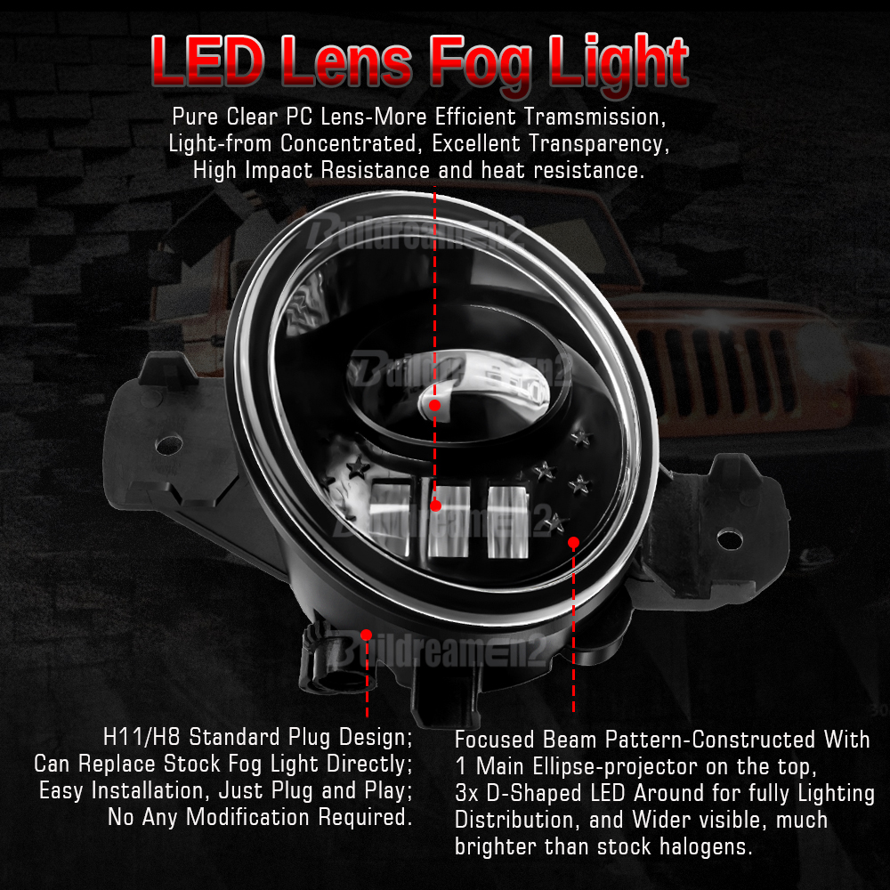 2 X 30W Car Right + Left LED L - đánh giá và giá Car Accessories Xcent