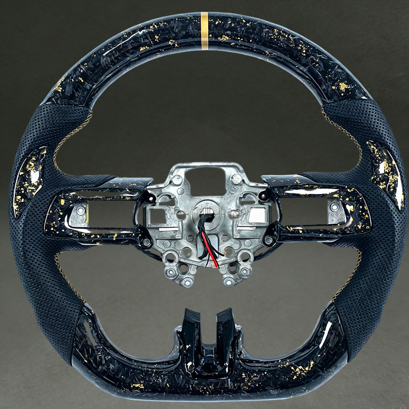 Gold New Forged Carbon Fiber S - đánh giá và giá Car Accessories For Steering Wheel