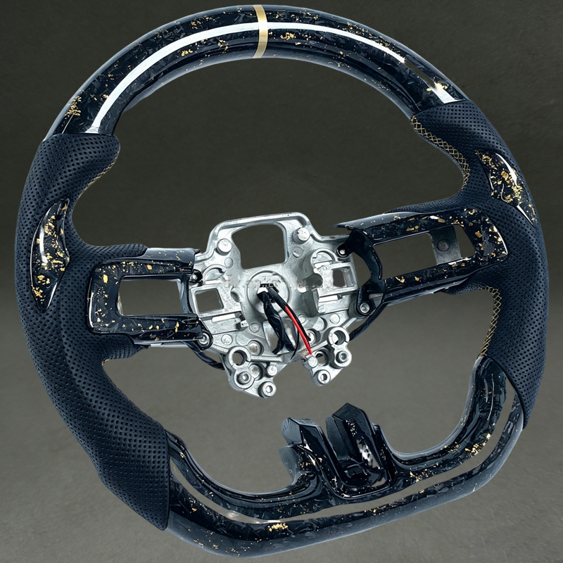 Gold New Forged Carbon Fiber S - đánh giá và giá Car Accessories For Steering Wheel