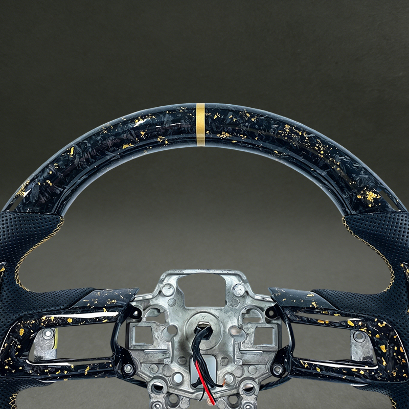 Gold New Forged Carbon Fiber S - đánh giá và giá Car Accessories For Steering Wheel