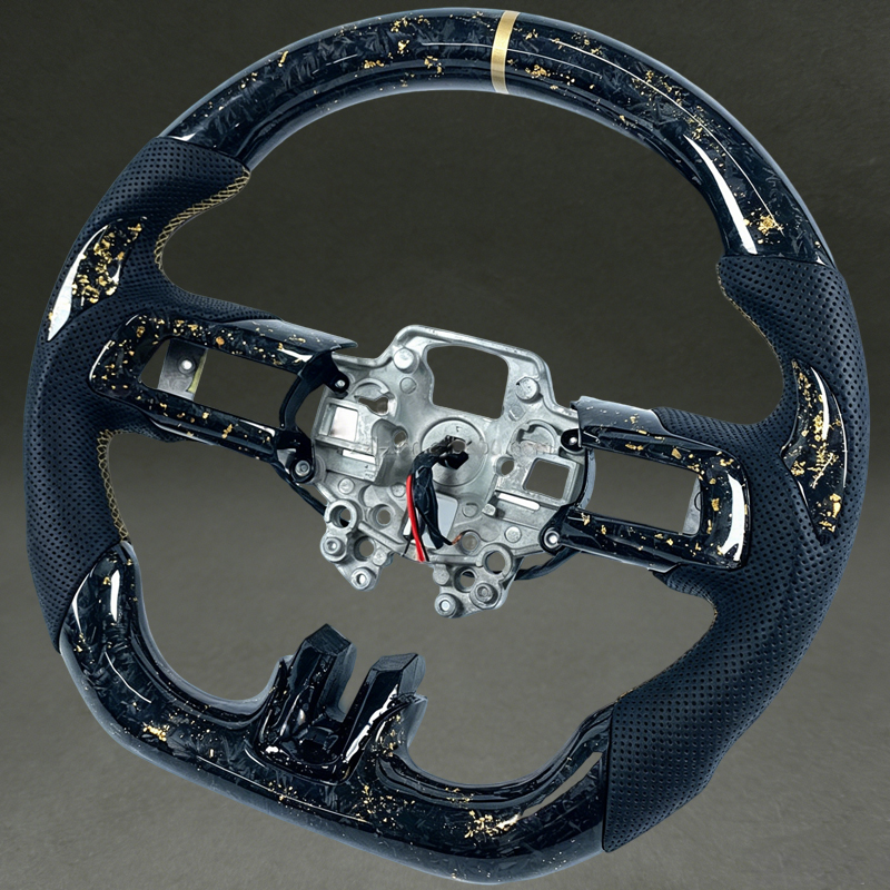 Gold New Forged Carbon Fiber S - đánh giá và giá Car Accessories For Steering Wheel