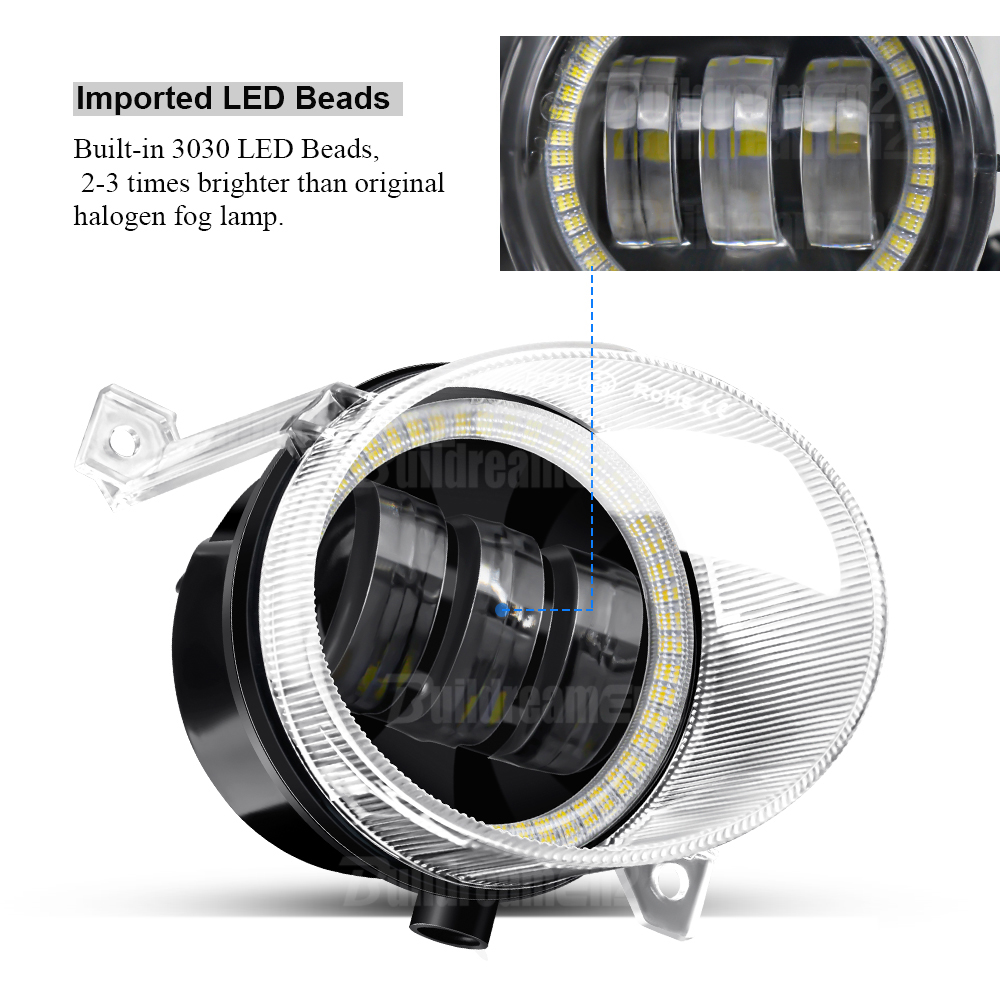 2 X 30W Angel Eye Fog Light As - đánh giá và giá Car Accessories Xcent