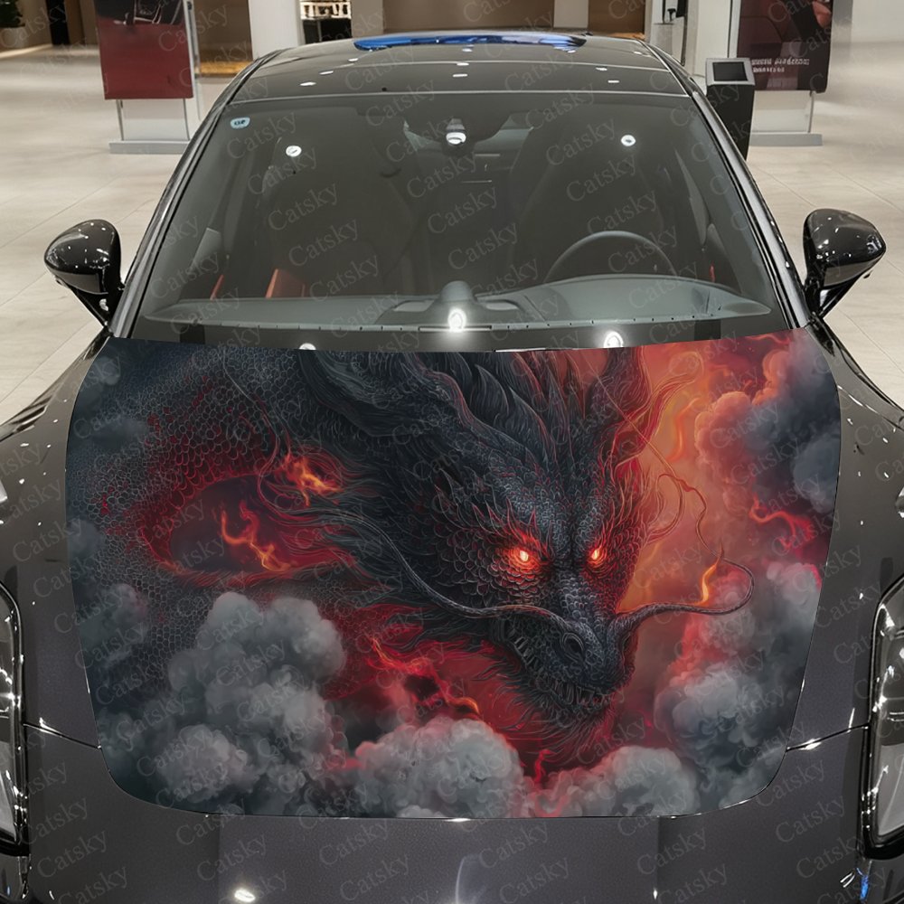 Black Dragon Car Hood Stickers - đánh giá và giá Car Accessories Gift Ideas