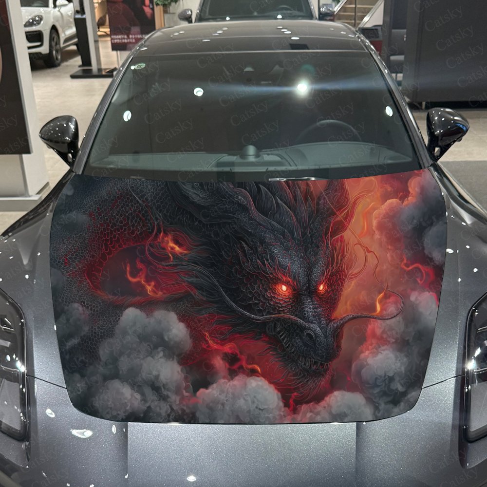 Black Dragon Car Hood Stickers - đánh giá và giá Car Accessories Gift Ideas