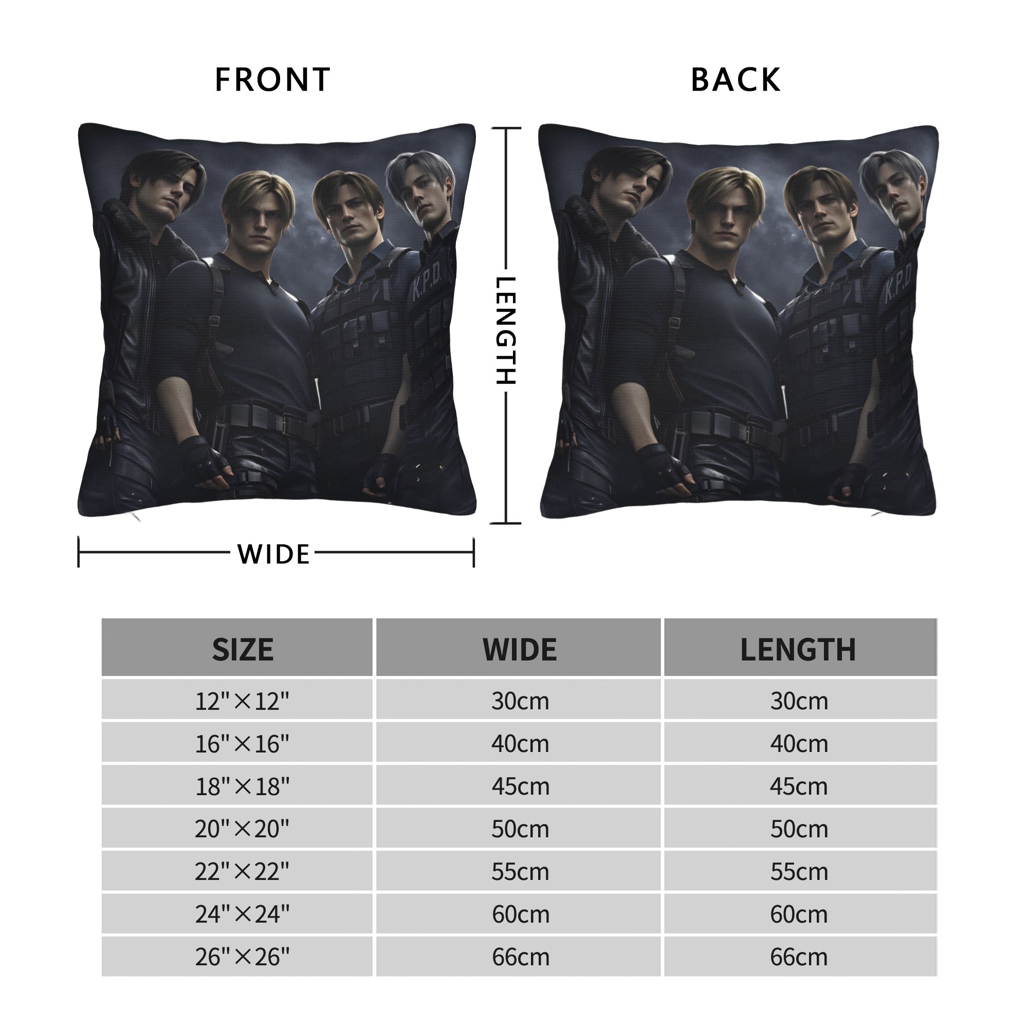 Leon Kennedy Pillow Cover  Ret - đánh giá và giá Car Accessories Gift Ideas