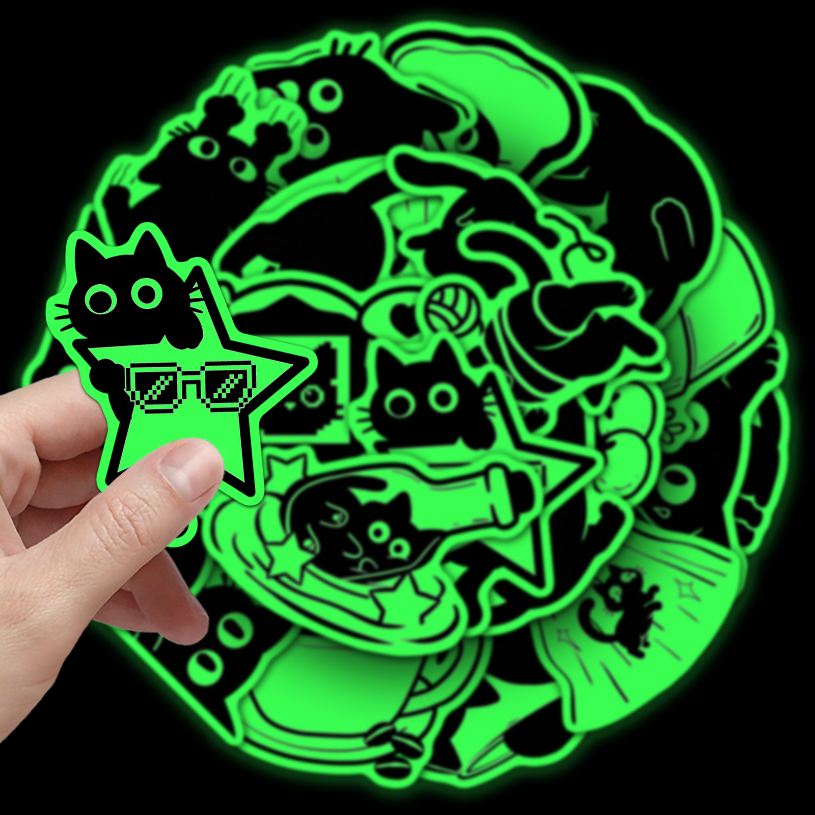 20 Pcs Glow in The Dark Black  - đánh giá và giá Car Accessories List