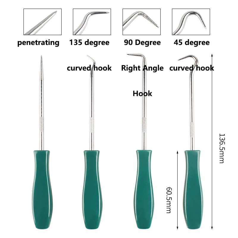 4PCS Oil Seal Puller Hook Set  - đánh giá và giá Car Accessories Workshop