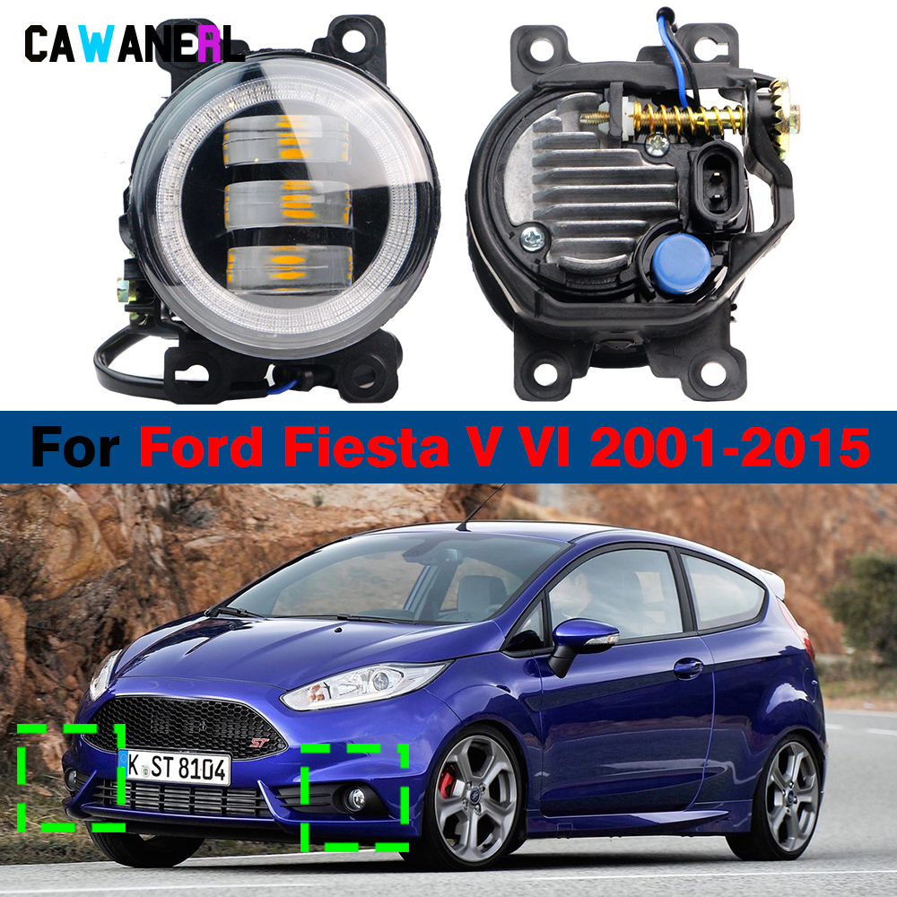 2 X Car LED Fog Light Angel Ey - đánh giá và giá Car Accessories Xcent