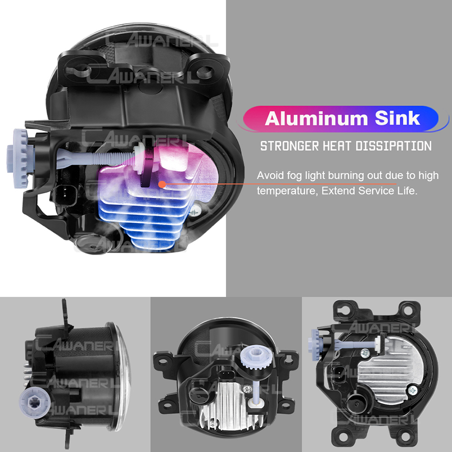 2 X Car LED Fog Light Angel Ey - đánh giá và giá Car Accessories Xcent