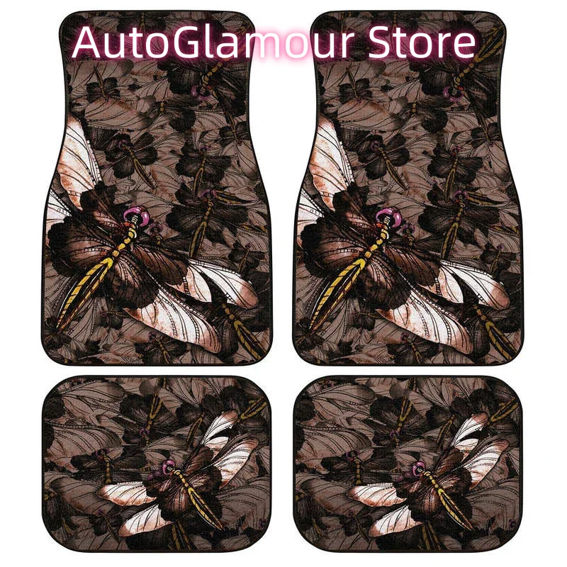 Brown Dragonfly Car Floor Mats - đánh giá và giá Car Accessories Gift Ideas
