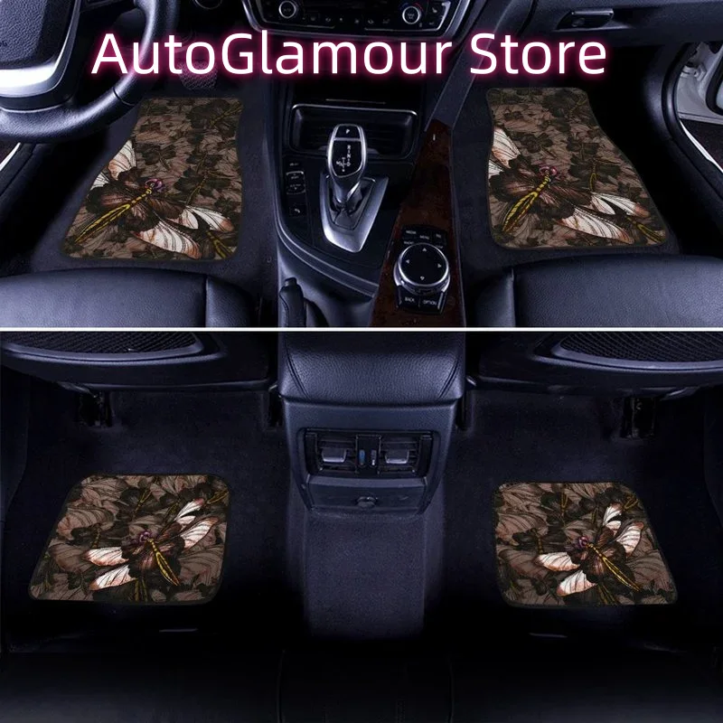 Brown Dragonfly Car Floor Mats - đánh giá và giá Car Accessories Gift Ideas