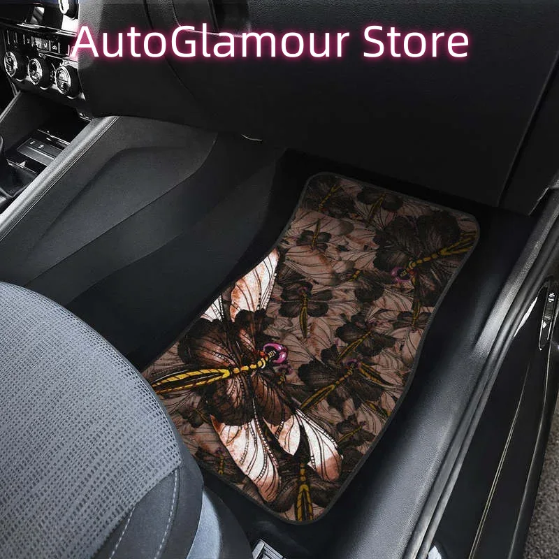 Brown Dragonfly Car Floor Mats - đánh giá và giá Car Accessories Gift Ideas