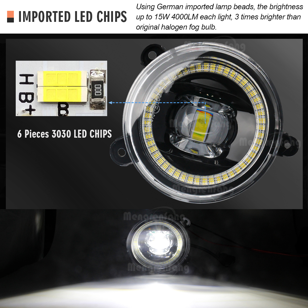 2 X Car Front Fog Light Assemb - đánh giá và giá Car Accessories Xcent