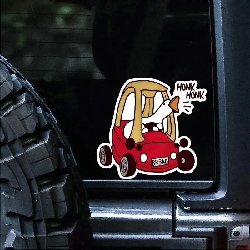 Funny Honk Goose Vinyl Sticker - đánh giá và giá Car Accessories Gift Ideas