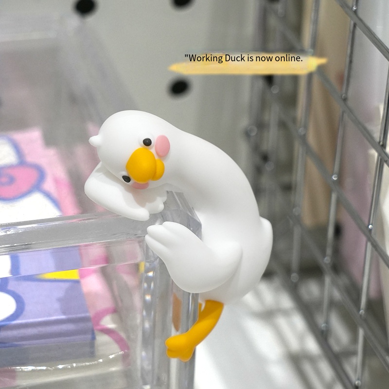 Cute 3D Duck Figurine Mini Res - đánh giá và giá Car Accessories Gift Ideas
