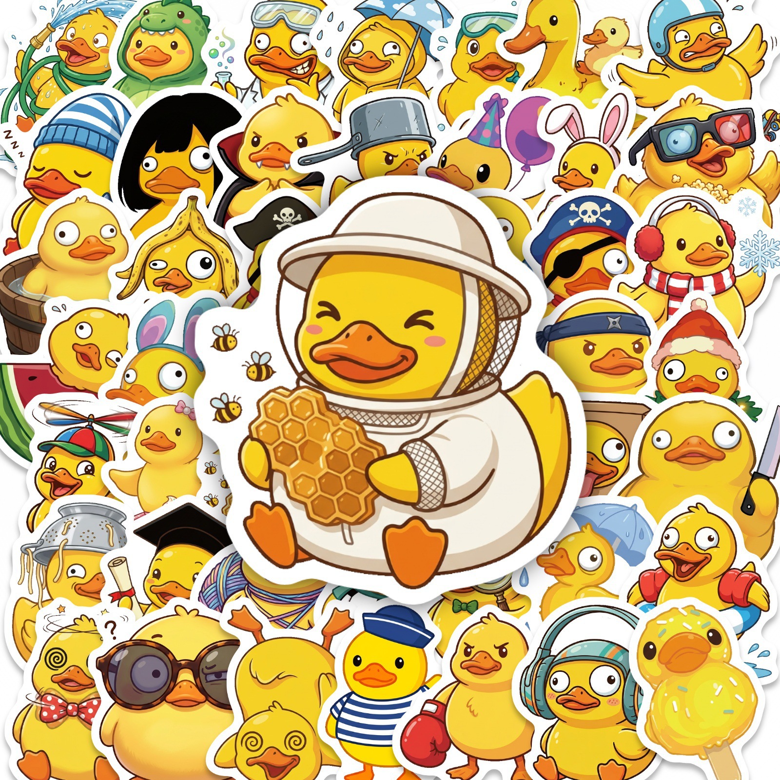 50/100Pcs Cute Funny Small Duc - đánh giá và giá Car Accessories List