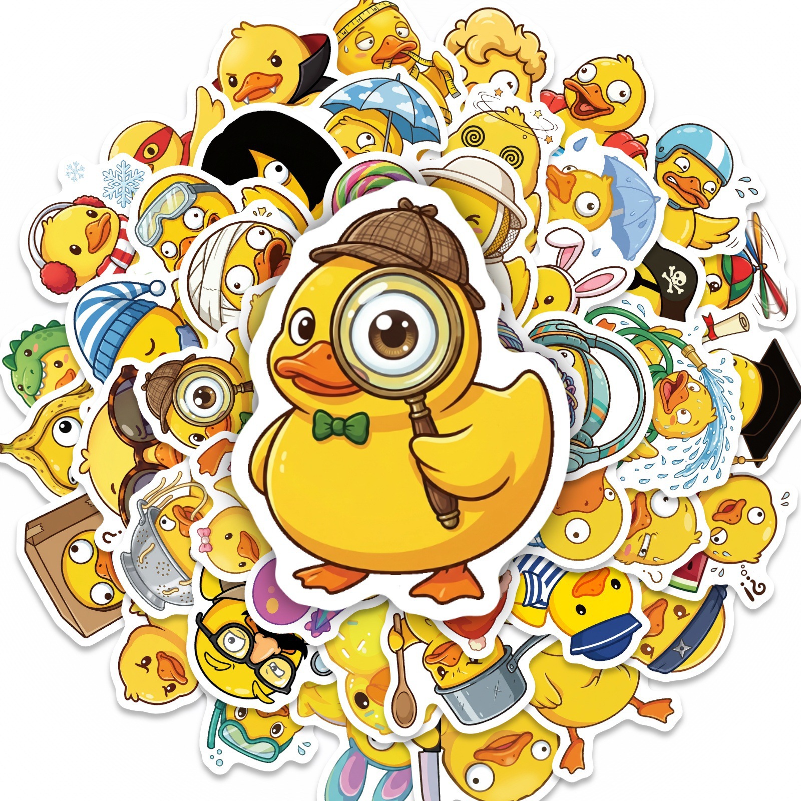50/100Pcs Cute Funny Small Duc - đánh giá và giá Car Accessories List