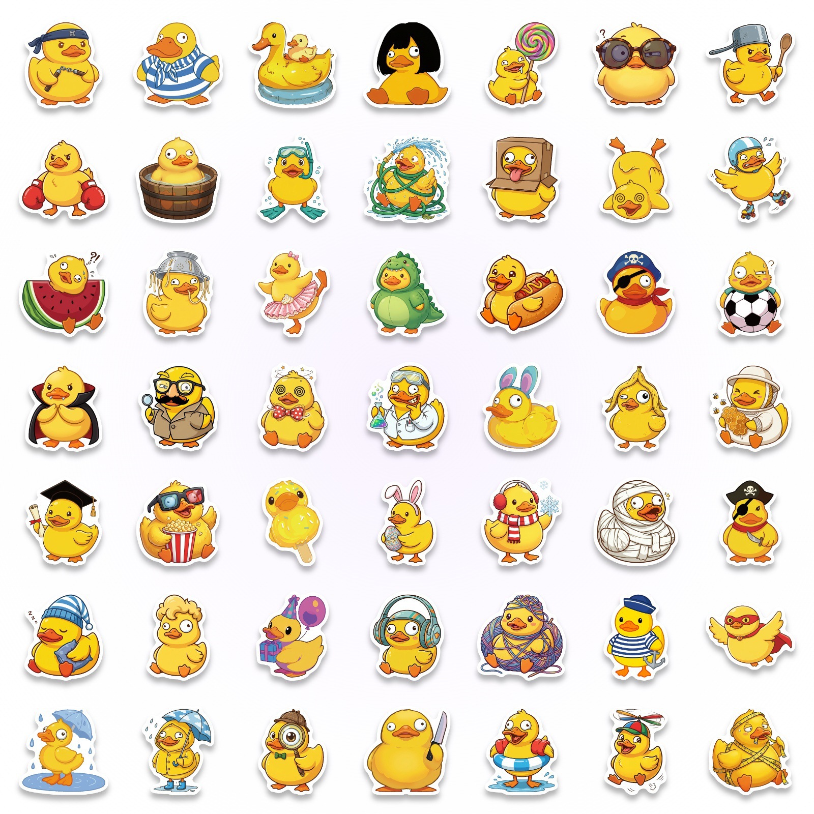 50/100Pcs Cute Funny Small Duc - đánh giá và giá Car Accessories List