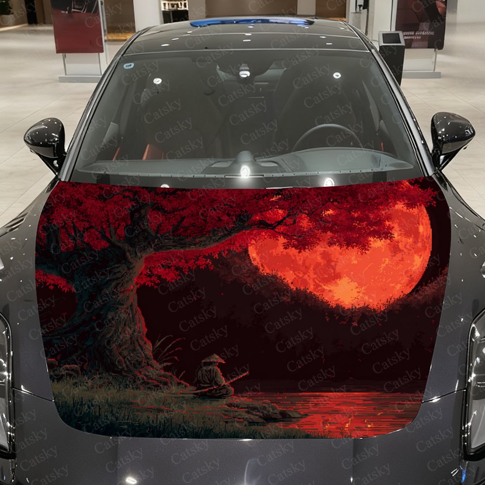 Red Night Moon Warrior Car Hoo - đánh giá và giá Car Accessories Gift Ideas