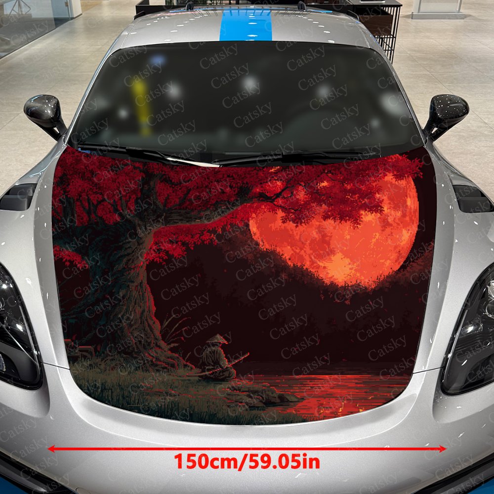 Red Night Moon Warrior Car Hoo - đánh giá và giá Car Accessories Gift Ideas