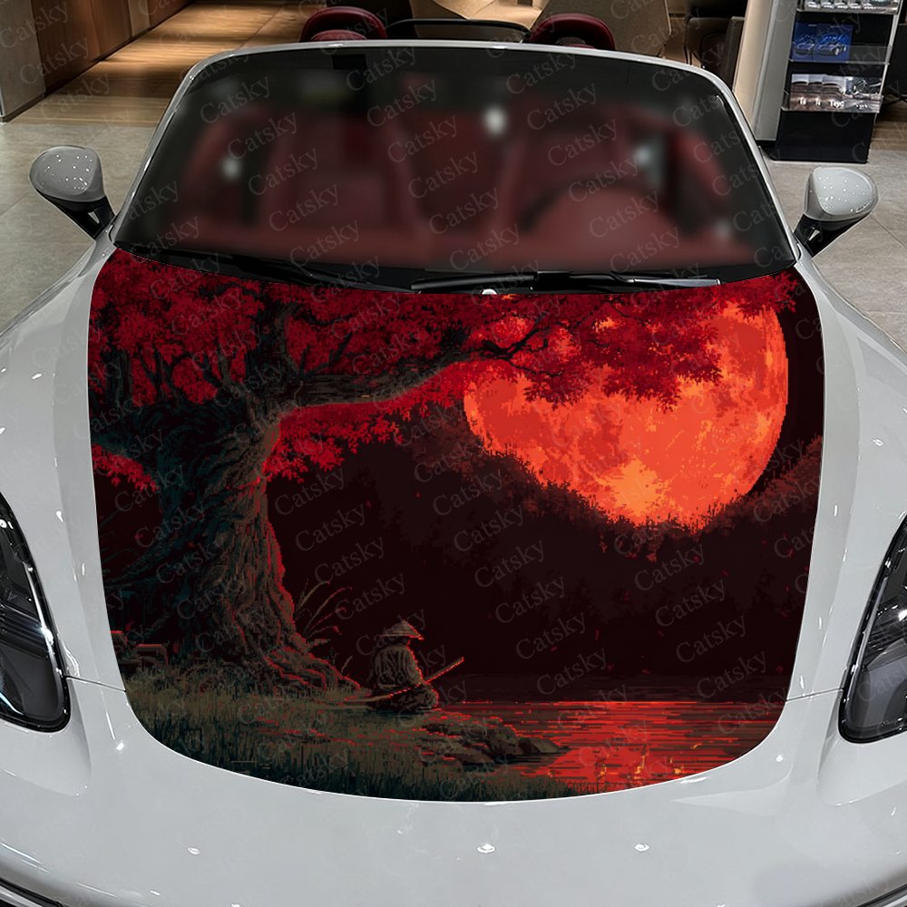 Red Night Moon Warrior Car Hoo - đánh giá và giá Car Accessories Gift Ideas
