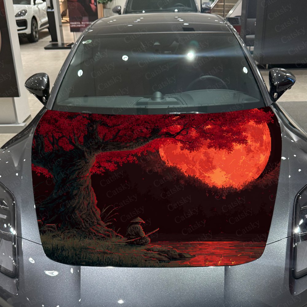 Red Night Moon Warrior Car Hoo - đánh giá và giá Car Accessories Gift Ideas