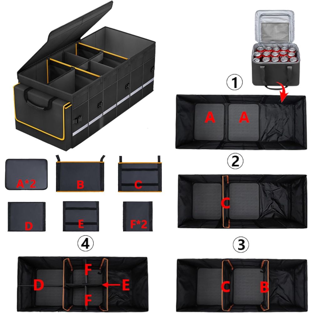 Car Trunk Organizer and Storag - đánh giá và giá Car Trunk Organizer