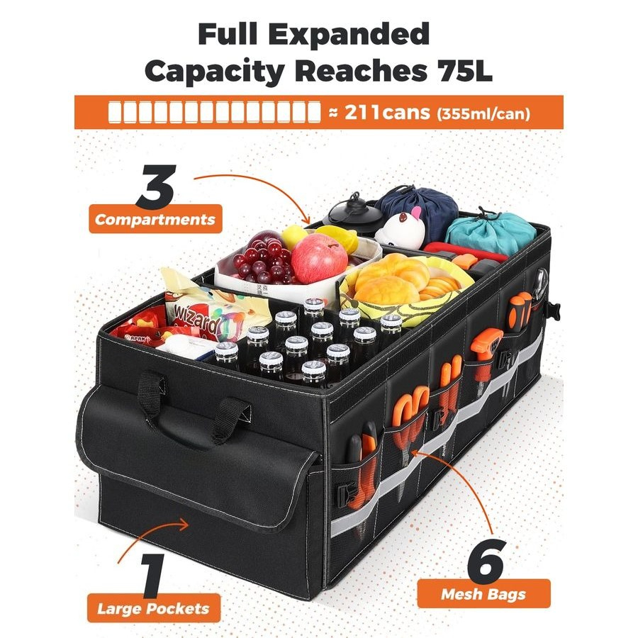 Car Trunk Organizer for SUV 75 - đánh giá và giá Car Trunk Organizer