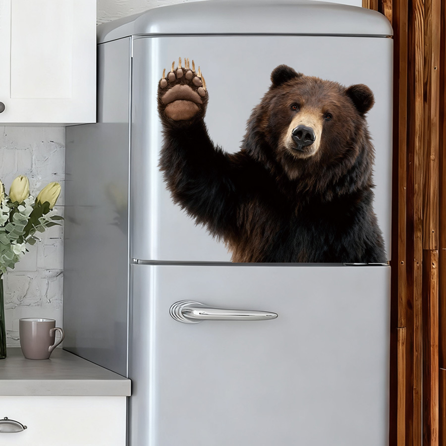 1Pc Lifelike Bear Wall Sticker - đánh giá và giá Car Accessories Gift Ideas