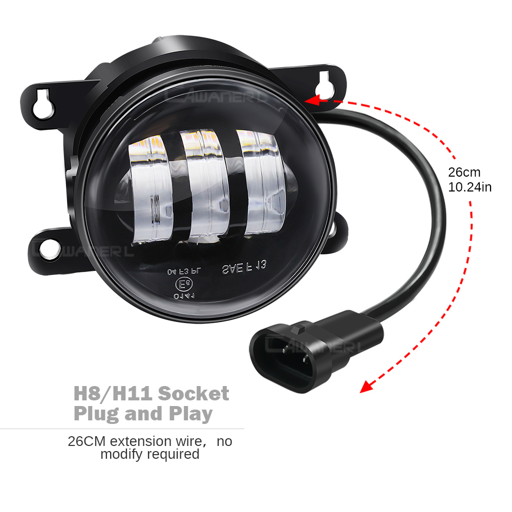 2 X LED Fog Light Assembly 30W - đánh giá và giá Car Accessories Xcent