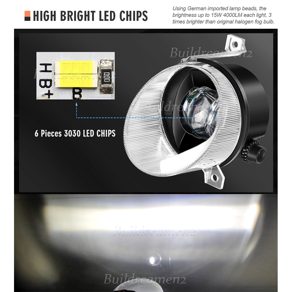 2 X 30W LED Fog Light Assembly - đánh giá và giá Car Accessories Xcent