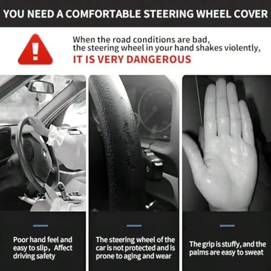 Elastic Steering Wheel Cover 1 - đánh giá và giá Car Accessories For Steering Wheel
