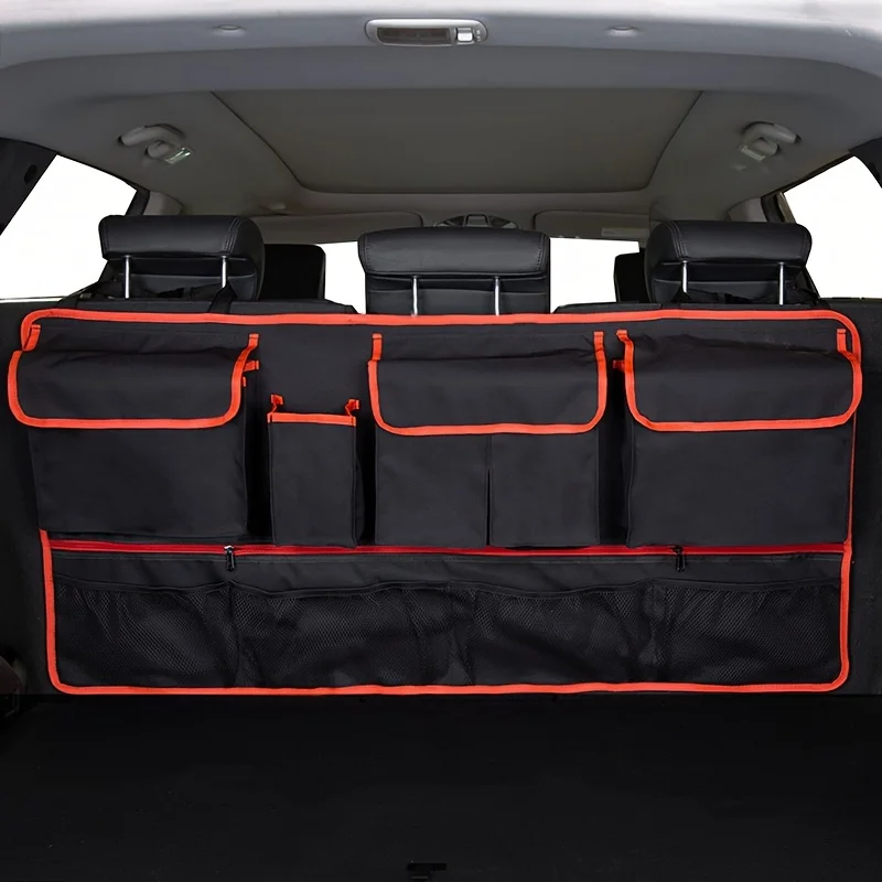 Car Rear Seat Back Storage Bag - đánh giá và giá Car Trunk Organizer