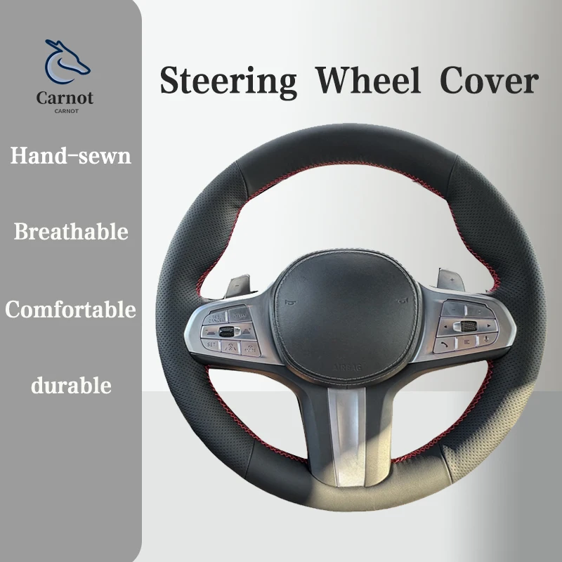 Genuine Leather Steering Wheel - đánh giá và giá Car Accessories For Steering Wheel