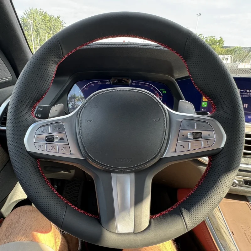 Genuine Leather Steering Wheel - đánh giá và giá Car Accessories For Steering Wheel