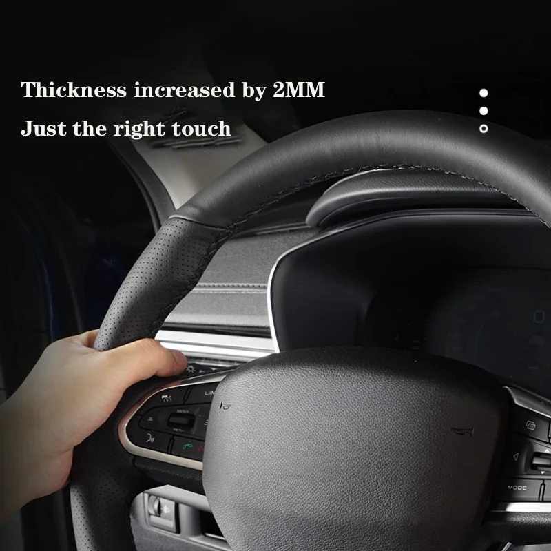 Genuine Leather Steering Wheel - đánh giá và giá Car Accessories For Steering Wheel