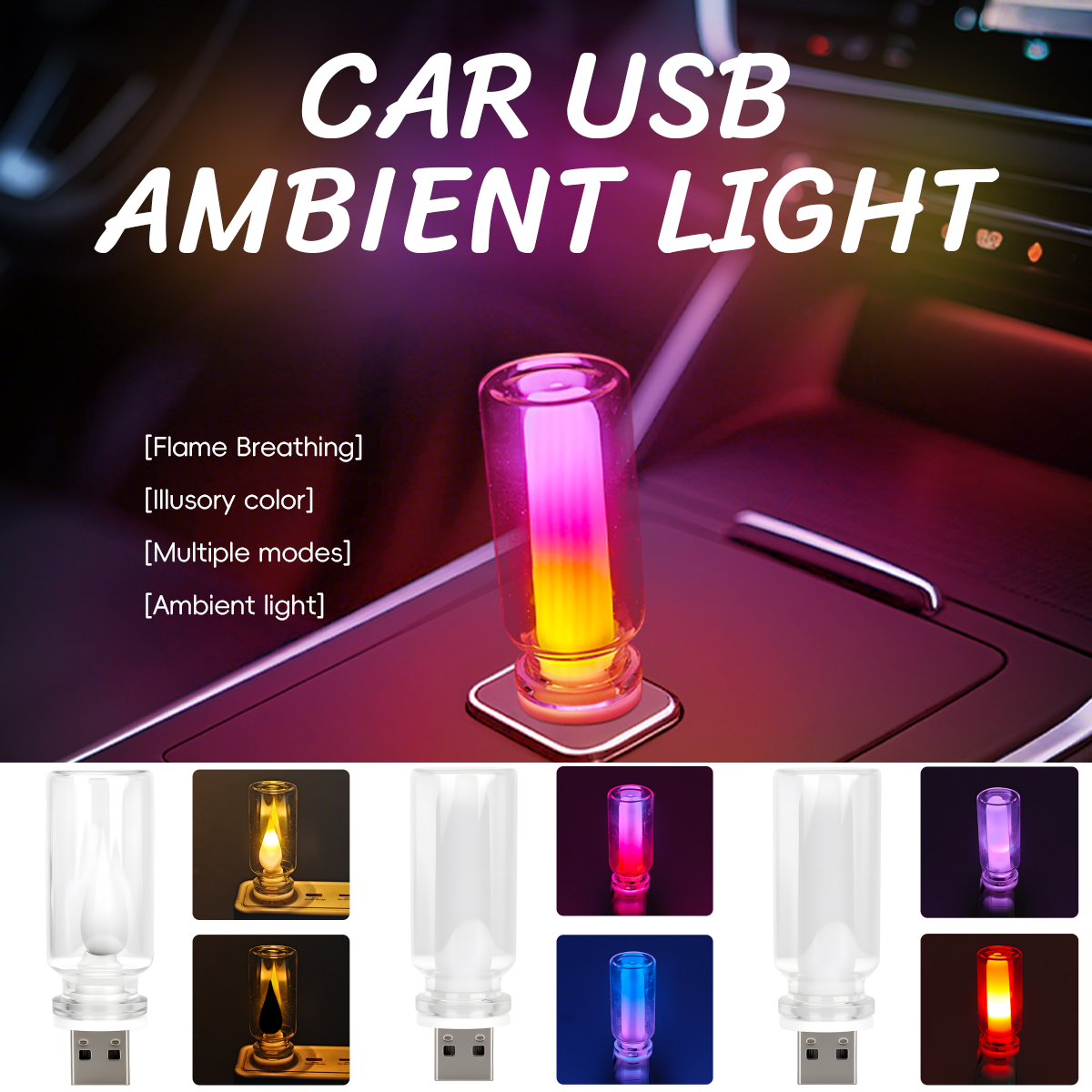 RGB LED Ambient Light 10 Modes - đánh giá và giá Car Accessories Gift Ideas