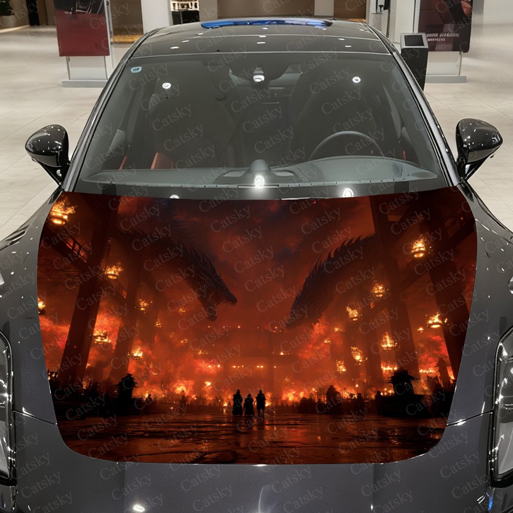 Flame Dragon Car Hood Stickers - đánh giá và giá Car Accessories Gift Ideas