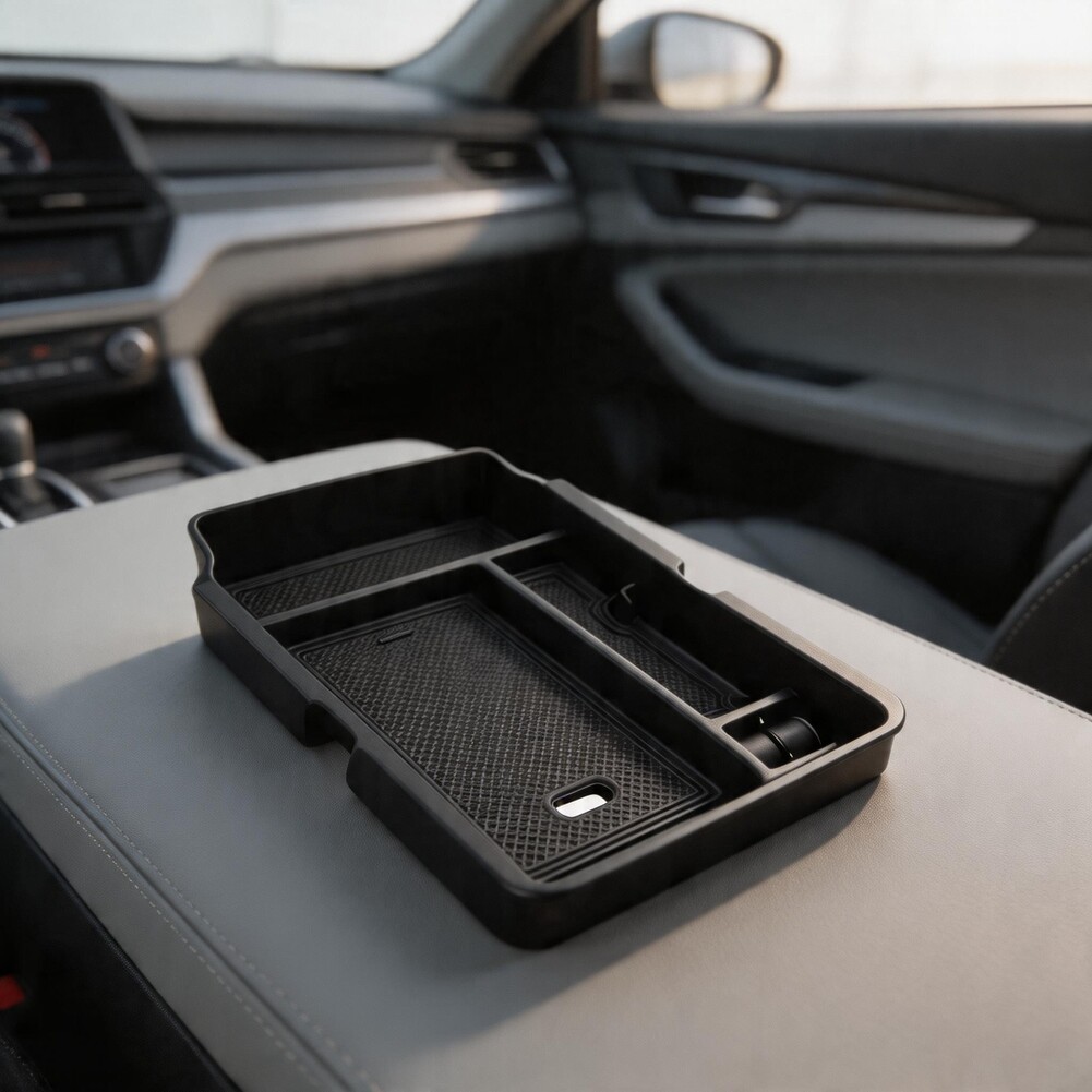 Car Center Console Storage Box - đánh giá và giá Car Accessories Honda