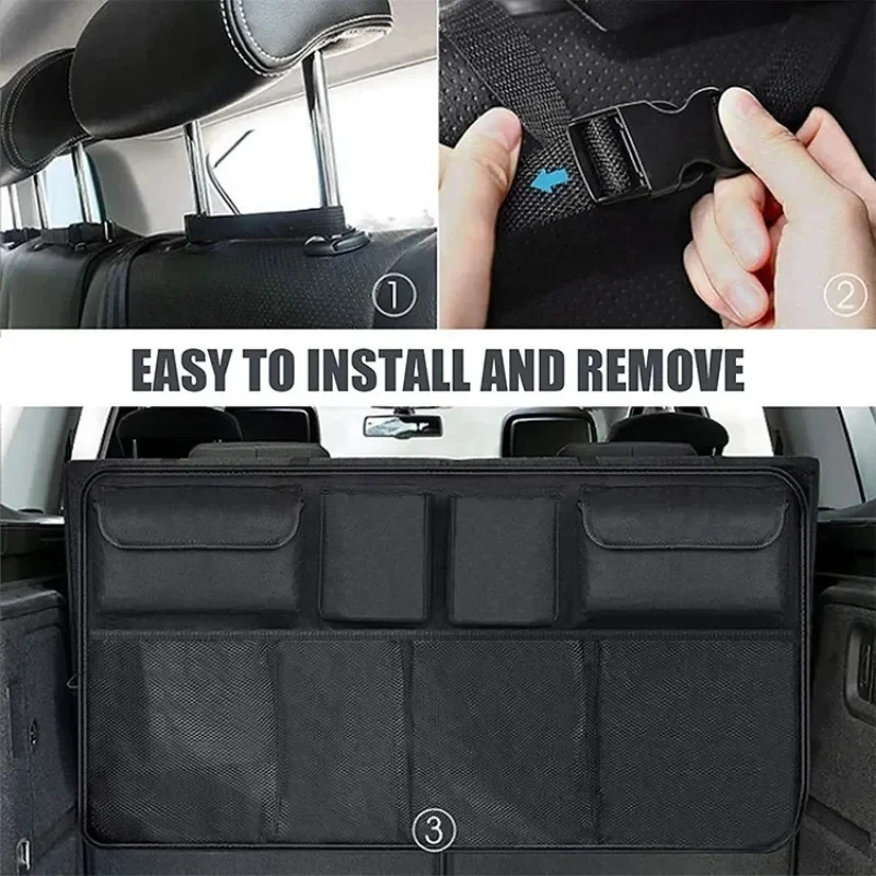 Car Rear Racks Storage Bag Net - đánh giá và giá Car Trunk Organizer