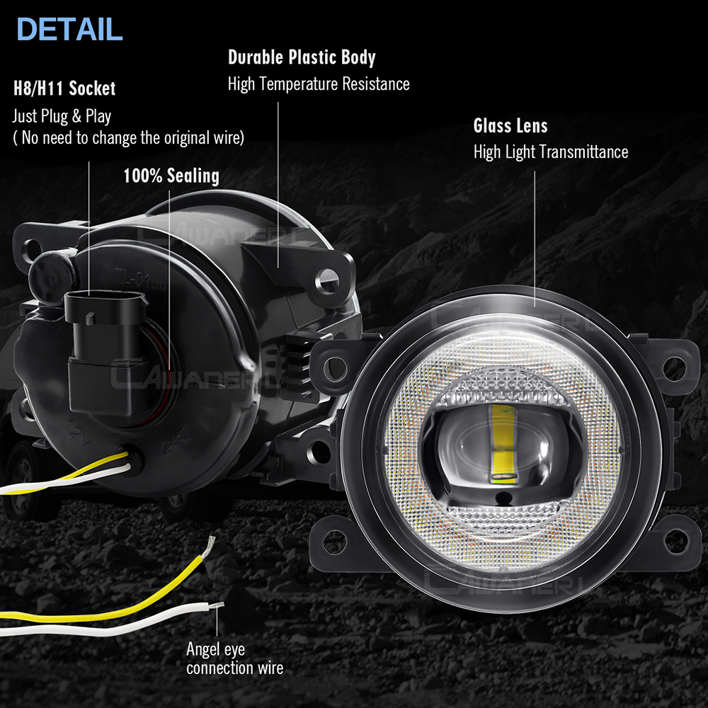 2 X 30W Car Angel Eye Fog Ligh - đánh giá và giá Car Accessories Xcent