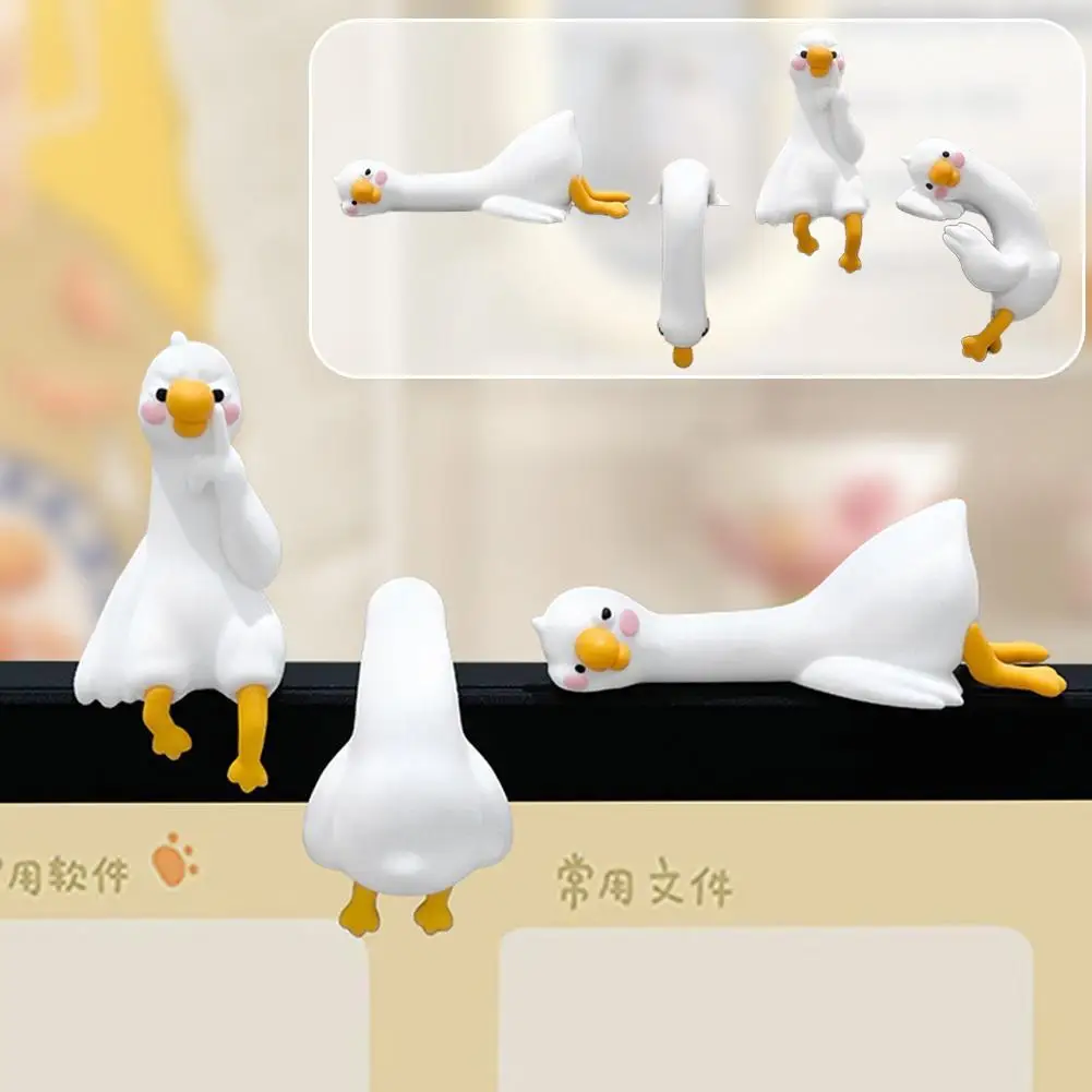 1/4pcs Cute 3D Duck Figurine M - đánh giá và giá Car Accessories Gift Ideas
